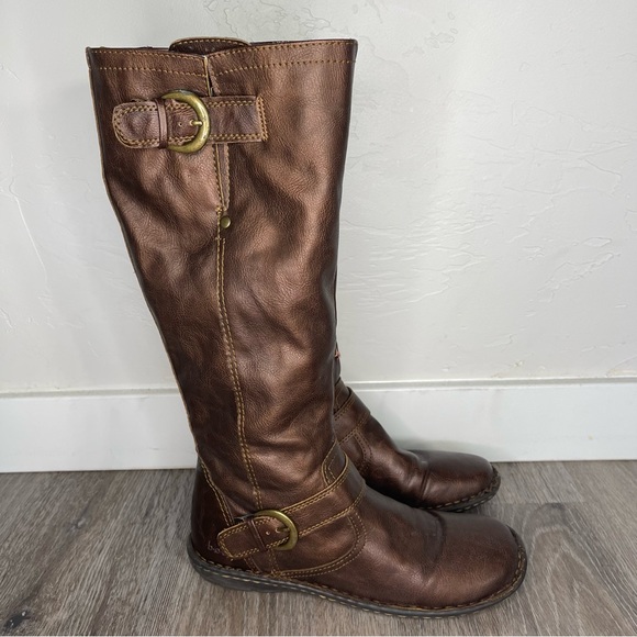 boc Shoes Boc Womens Tall Side Zip Boots Size 8 Brown Poshmark